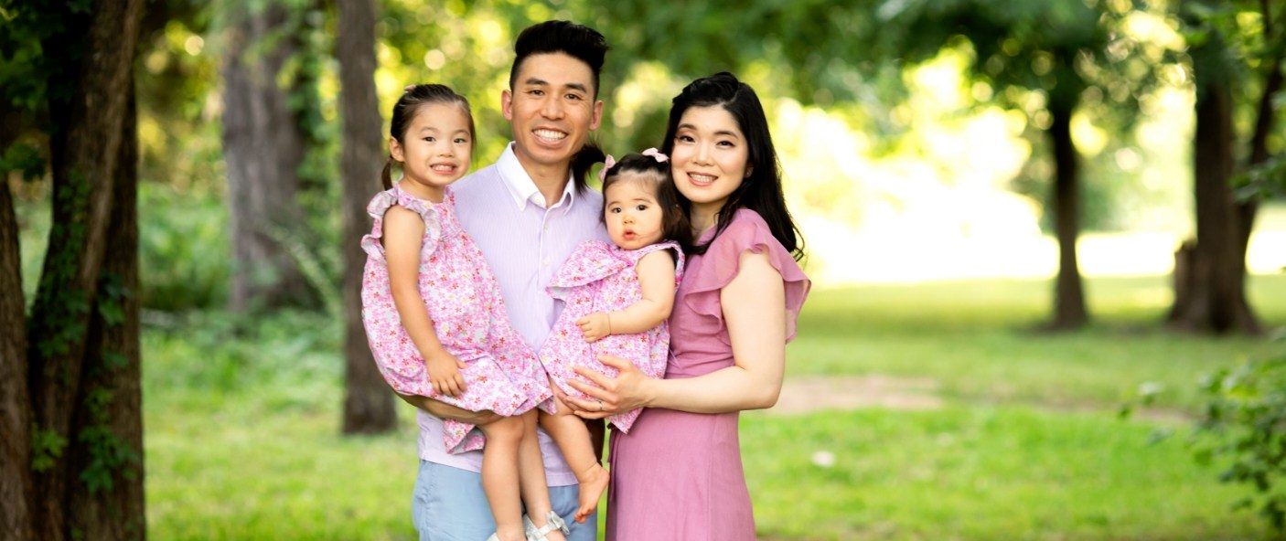 Doctor Chan his wife and children