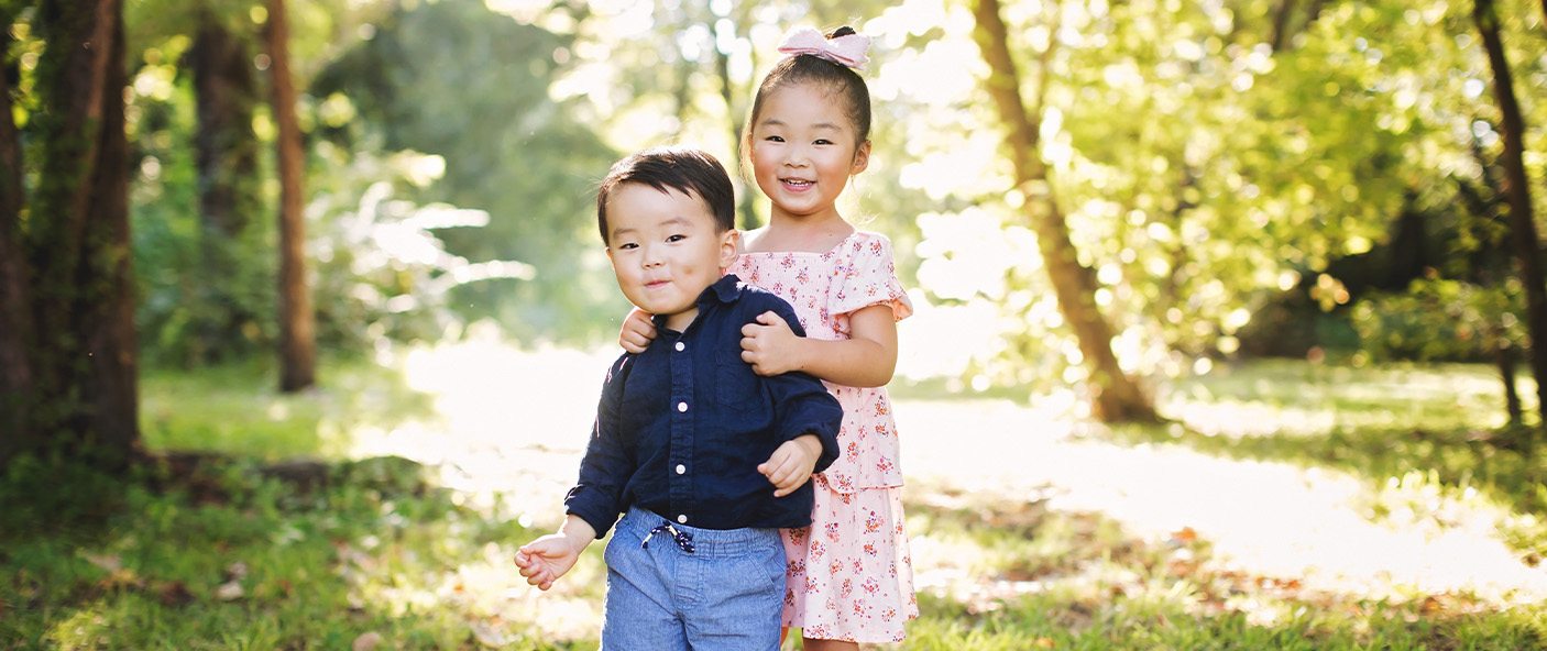 Doctor Yoo and his family ourdoors